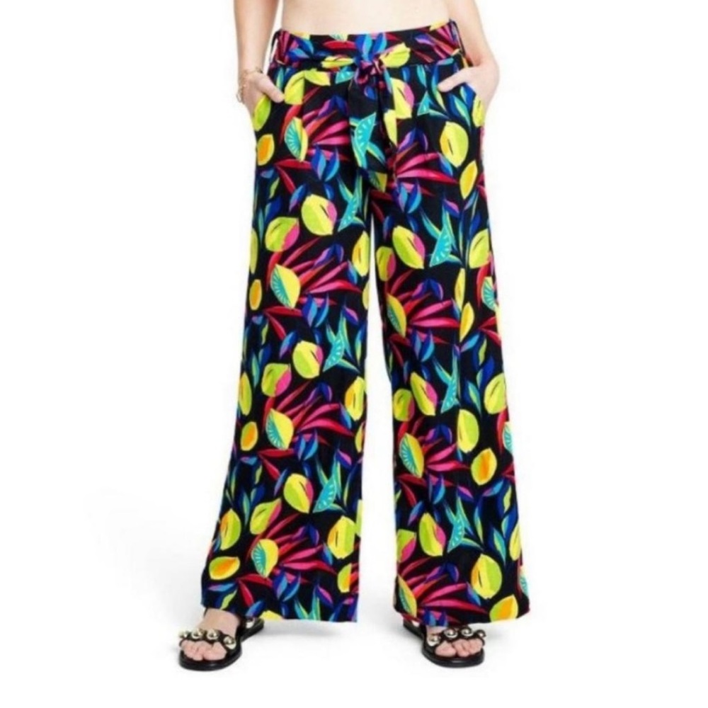 NWT Tabitha Brown palazzo fruit print pants 👖Sz S